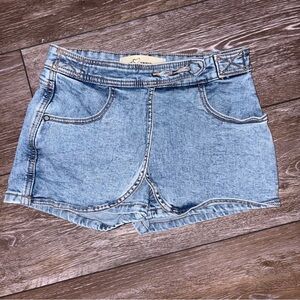 Denim, Crossover Micro Skort